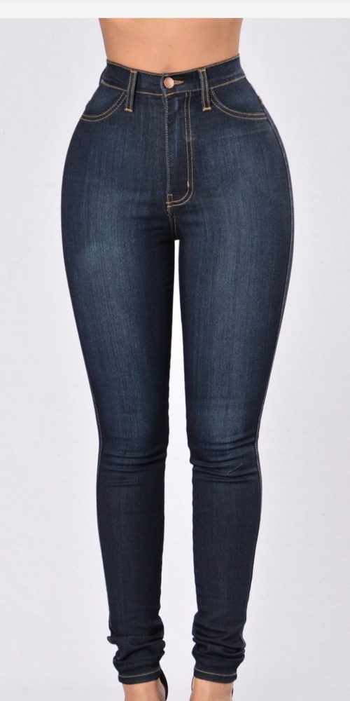 Fashionnova Dark wash high-waist Jeans